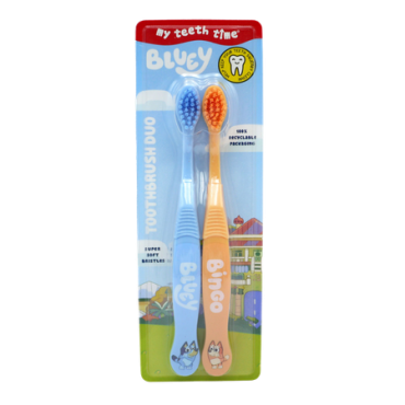 Bluey Super Soft Duo Hammasharja - 2 kpl