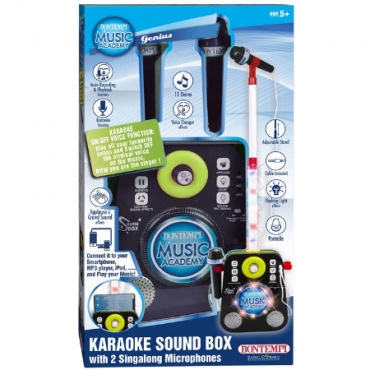 Bontempi Karaoke Sound Box w. 2 Singalong-mikrofonia