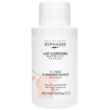 Byphasse Nourishing Body Milk with Sweet Almond Oil – 500ml