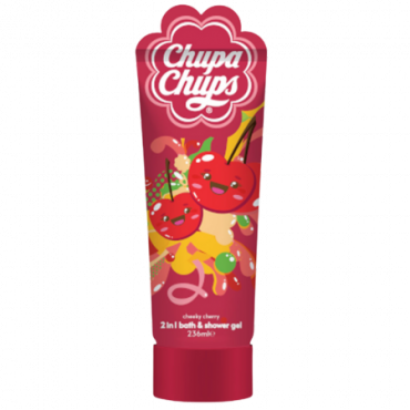 Chupa Chups 2-in-1 Cheeky Cherry Kylpy- ja Suihkugeeli – 236ml