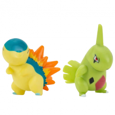 Pokemon Battle Figure Larvitar & Cyndaquil