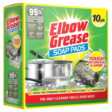Elbow Grease Heavy Duty Cleaning Soap Pads - 10 kpl