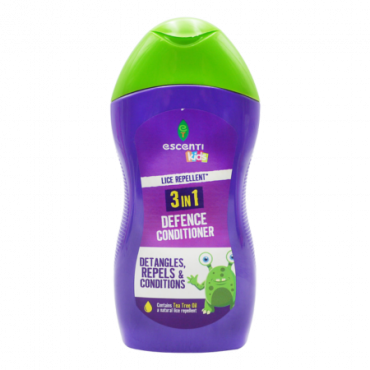 Escenti Kids Lice Repellent 3-in-1 Defence Hoitoaine – 300ml