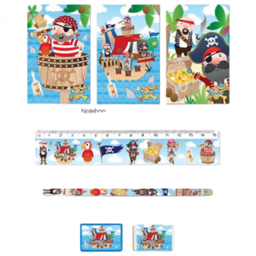Fun Stationery Pirates – 5 kpl