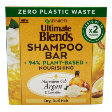 Garnier Ultimate Blends Argan & Camellia Oil Shampoo Bar – 60g