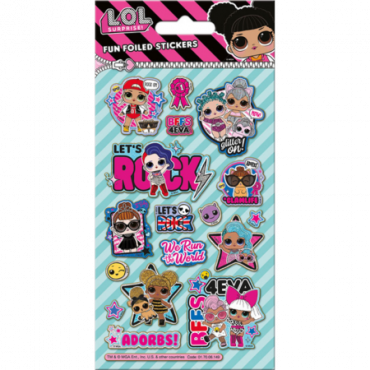 LOL yllätys Glitter tarrat