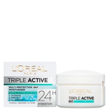 L'Oreal Triple Active Normal päivävoide - 50 ml