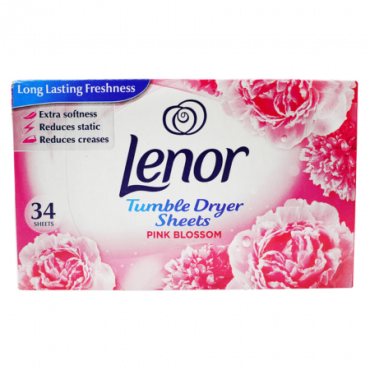 Lenor Pink Blossom Kuivausrumpuliinat – 34 kpl