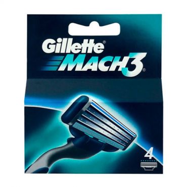 Gillette Mach3 partakoneen terät - 4kpl