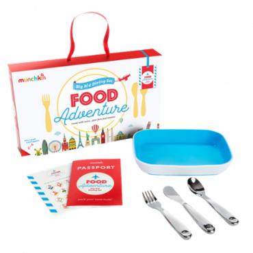 Munchkin Food Adventure ruokailusetti - sininen
