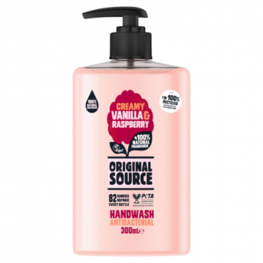 Original Source Vanilja & Vadelma Käsisaippua – 300ml