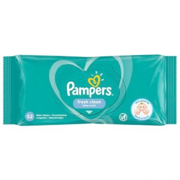 Pampers Fresh Clean kosteuspyyhkeet - 52 kpl