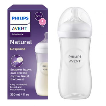 Philips Avent Natural Response 6+ Kuukautta Tuttipullo – 330 ml