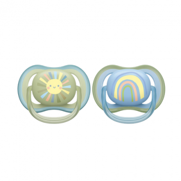 Philips Avent Ultra Air Silikonitutit 0–6 Kuukautta – 2 kpl