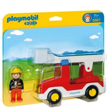 Playmobil 1.2.3 Paloauto ja tikkaat