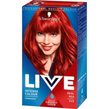Schwarzkopf Elävä pysyvä hiusväri - 035 Todellinen punainen