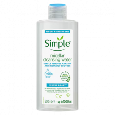 Simple Water Boost Micellar Cleansing Water - 200 ml