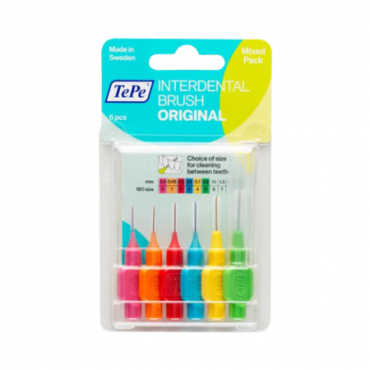 TePe Gap Brushes Mix 0.4mm - 0.8mm - 6 kpl.