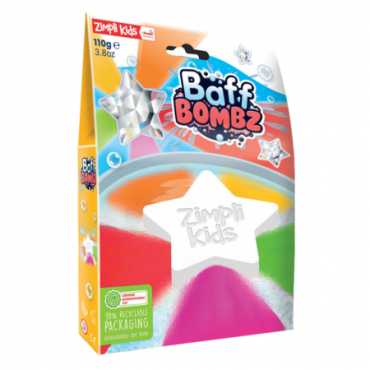 Zimpli Kids Star Bath Bomb Colour Play – 110 g