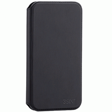 3sixT Slimfolio Flip Cover iPhone Xr - musta