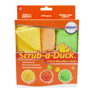 Airpure Scrub-a-Duck mikrokuituliinat - 3-pakkaus