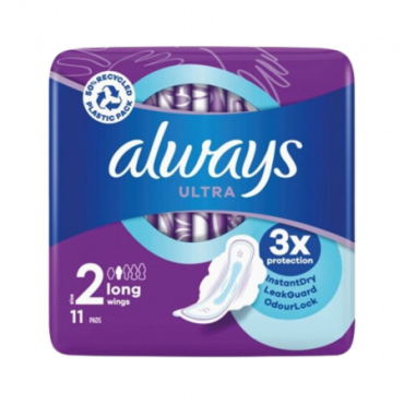 Always Ultra Long Plus Size 2 - 11 kpl