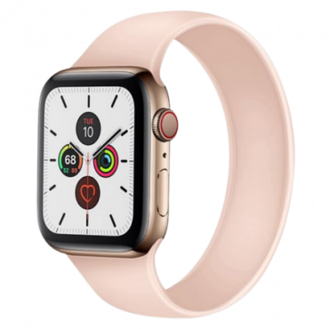 Apple Watch 42/44 mm silikoniranneke vaaleanpunainen