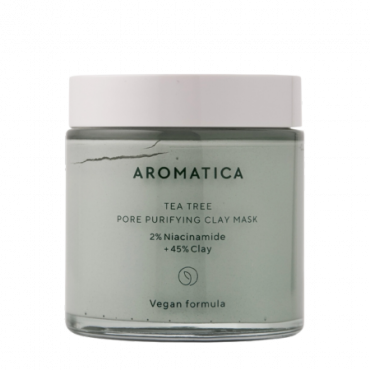 Aromatica Teepuu huokosia puhdistava savinaamio - 120 g