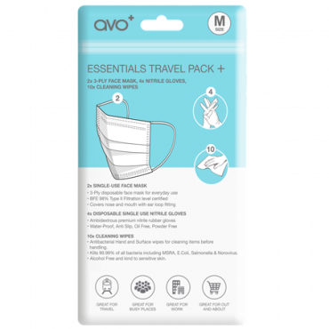 AVO+ Essentials Plus -matkapakkaus - keskikokoinen