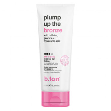 b.tan Plump Up The Bronze asteittainen rusketuslotion - 236ml