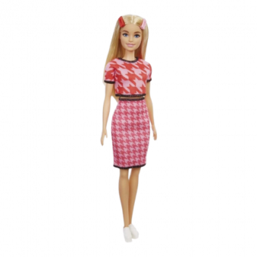 Barbie Fashionistas nukke - vaaleanpunainen sarja