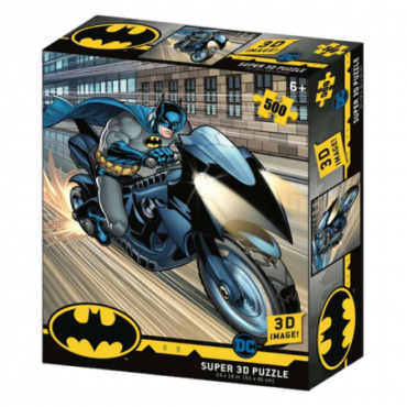 DC Batman Batcycle 500kpl palapelit - 3D-efekti
