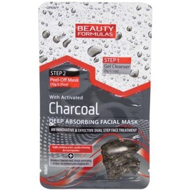 Beauty Formulas Charcoal Deep Absorbing Face Mask - 1 kpl.