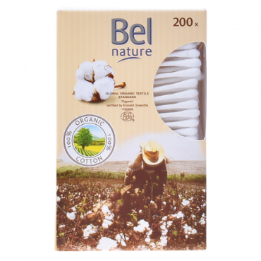 Bel Nature Luomu puuvillapyyhkeitä - 200 kpl
