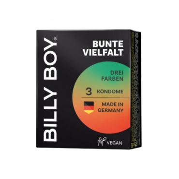Billy Boy Värikkäitä kondomeja - 3 kpl