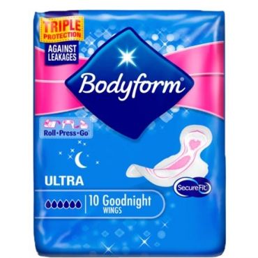 BodyForm Ultra GoodNight - 10 kpl.