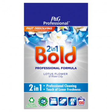 Bold 2-in-1 Ammattimainen Lootuskukka & Vesililja pesujauhe - 6kg