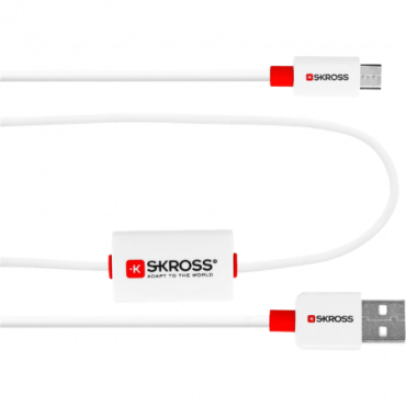 Skross Buzz Charge'n Sync Alarm USB 2.0 A - USB Micro - 1 m