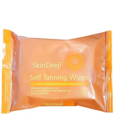 Cherish Skin Deep Self Tanning Wipes - 20 kpl.