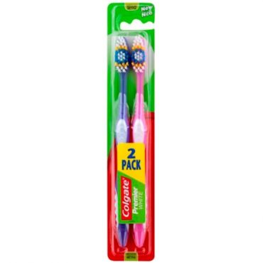 Colgate Premier White Medium hammasharjat - 2 kpl
