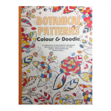 Colour & Doodle Botanical Patterns Värityskirja