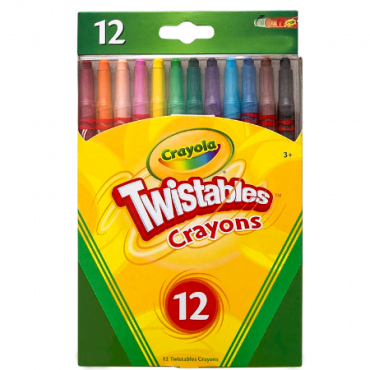 Crayola Twistables värikynät - 12 kpl