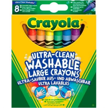 Crayola Ultra-Clean värikyniä - 8 kpl.