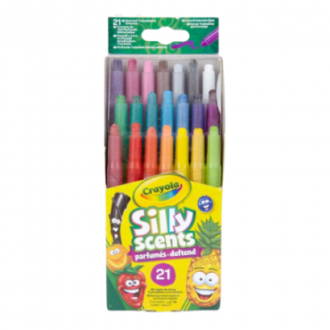 Crayola Tuoksuvat Mini Twistable värikynät - 21 kpl