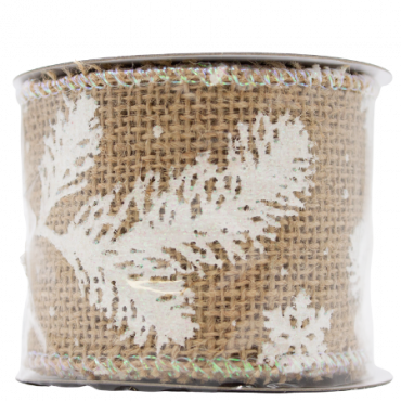Decoris Koristenauha Luonto - Lumi ja kuusi