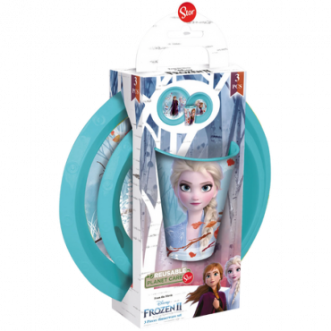 Disney Frozen ruokailusetti lahjapakkaus 3 kpl