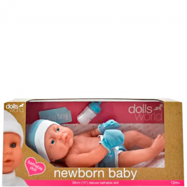 Dolls World Vastasyntynyt vauva poika nukke
