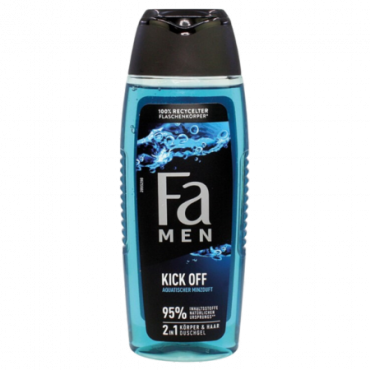 Fa Men 2-in-1 Kick Off vartalon ja hiusten suihkugeeli - 250ml