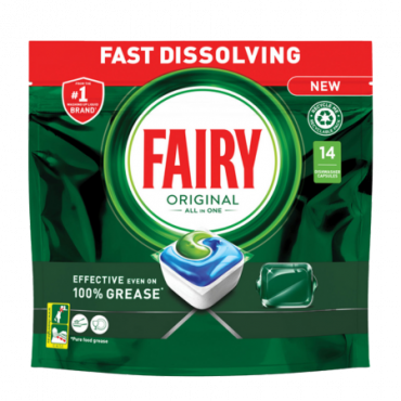 Fairy Original All-In-One tiskiainepaperit - 14 kpl.