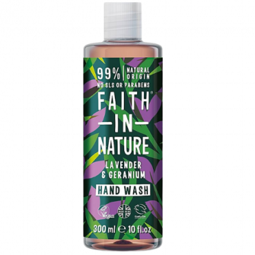 Faith In Nature Laventeli & Geranium käsisaippua - 400 ml